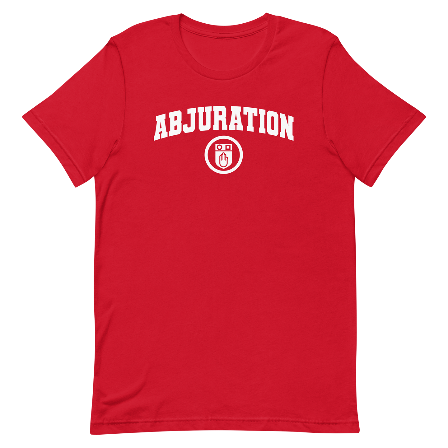 red dnd magic school abjuration tshirt