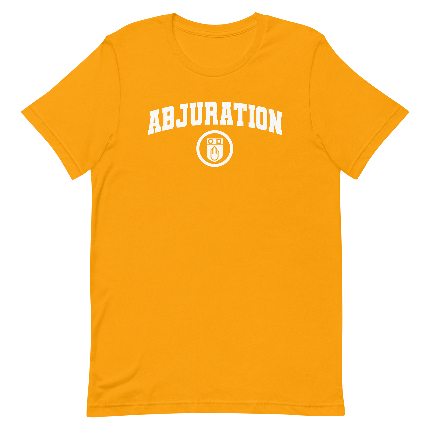 yellow dnd magic school abjuration tshirt