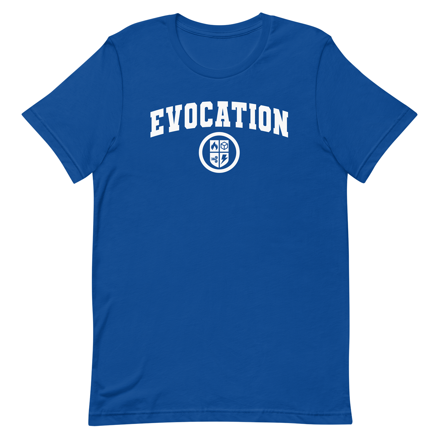 blue dnd magic school evocation tshirt