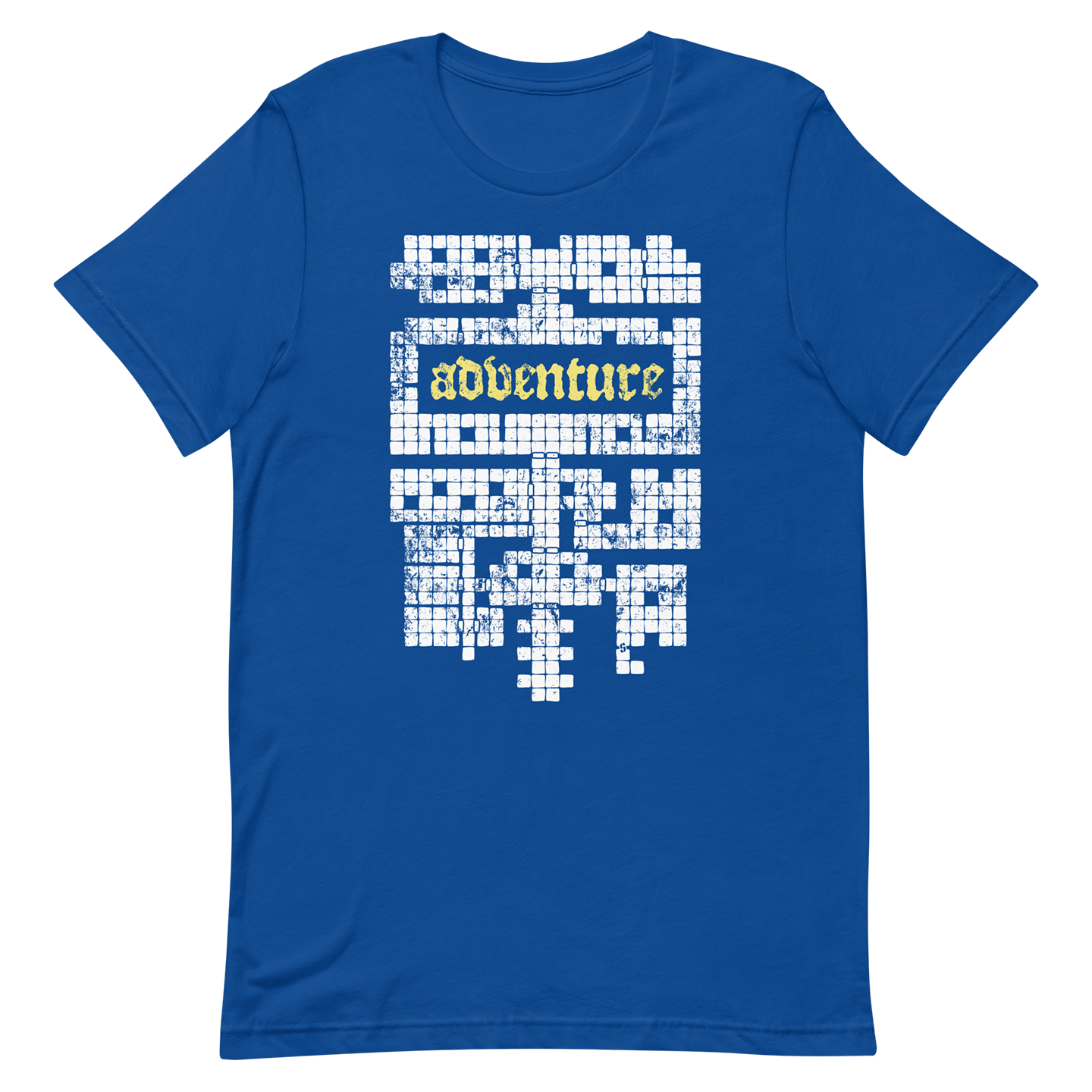 blue dnd dungeon adventure map tshirt