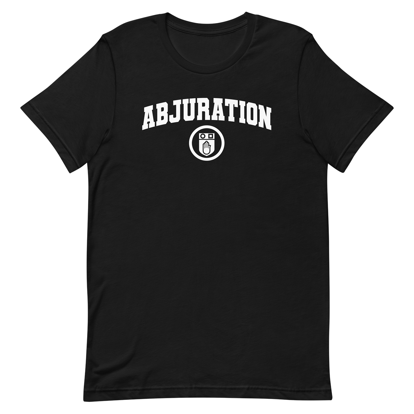 black dnd magic school abjuration tshirt