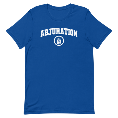 blue dnd magic school abjuration tshirt