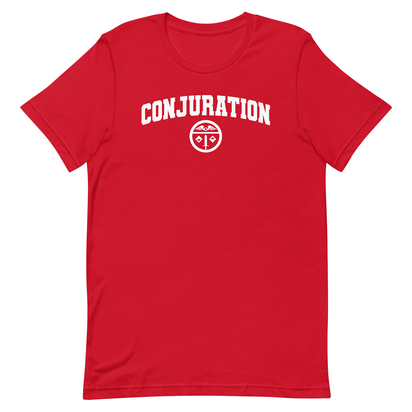 red dnd magic school conjuration tshirt