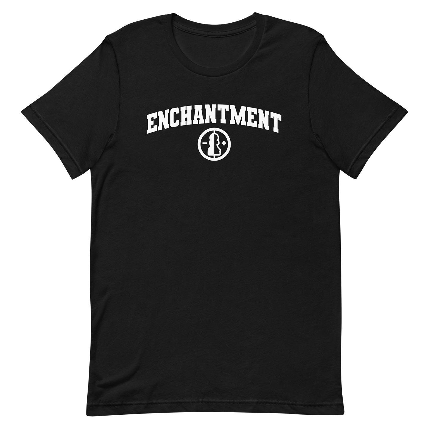 black dnd magic school enchantment tshirt