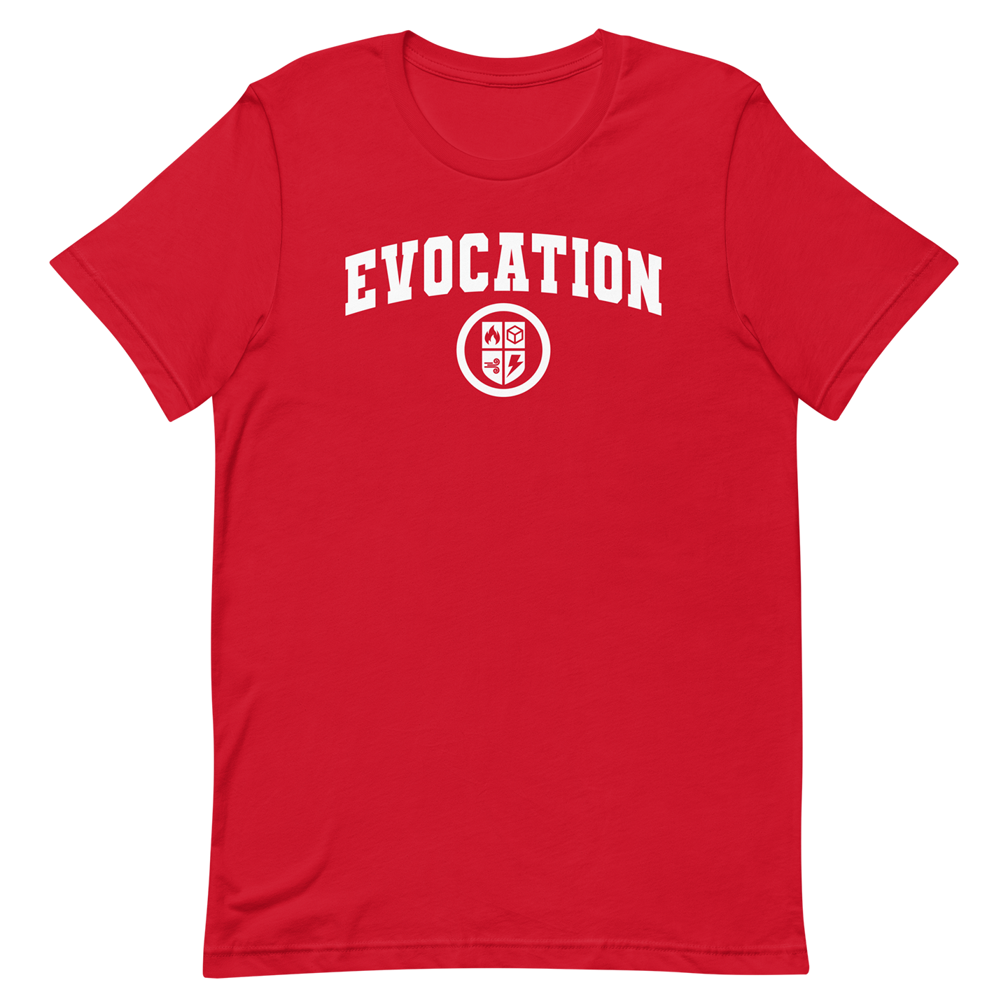 red dnd magic school evocation tshirt