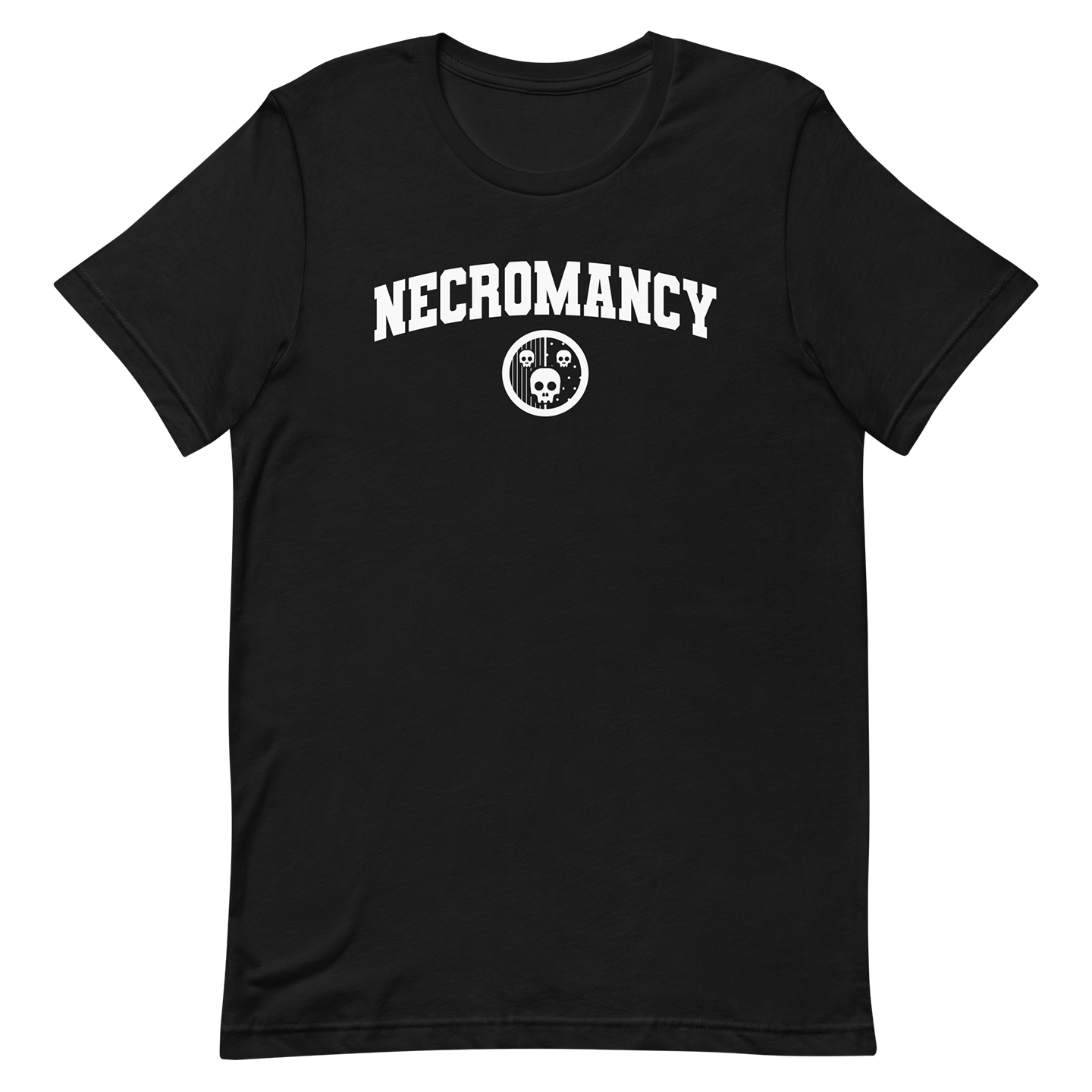 Black DnD Magic School Necromancy Tshirt