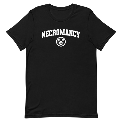 Black DnD Magic School Necromancy Tshirt