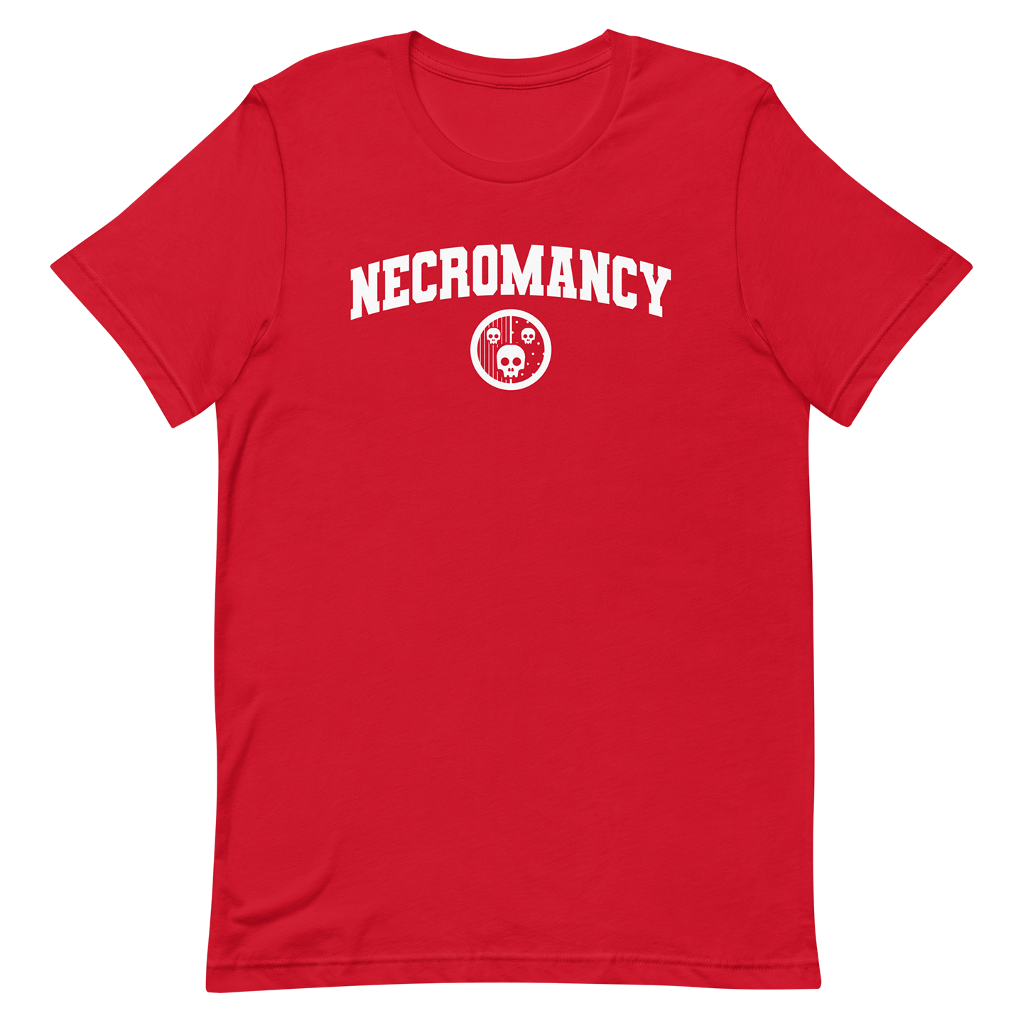 Red DnD Magic School Necromancy Tshirt