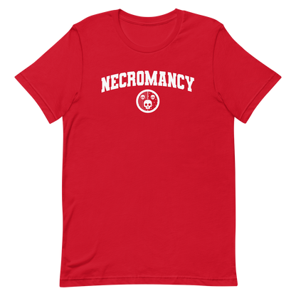 Red DnD Magic School Necromancy Tshirt