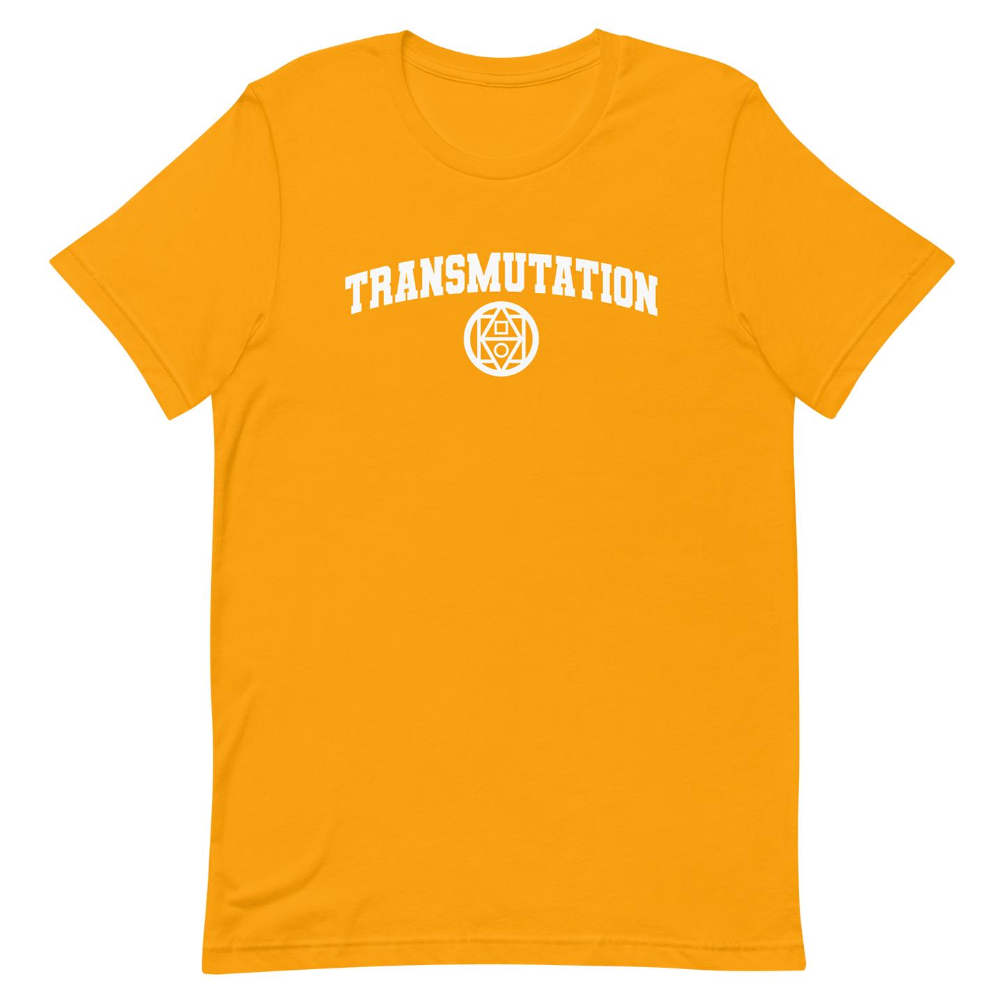 Yellow DnD Magic School Transmutation Tshirt