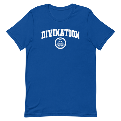 blue dnd magic school divination tshirt