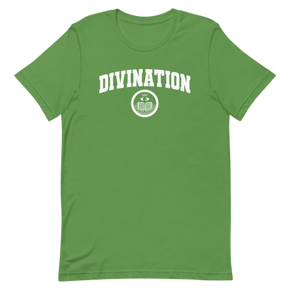 green dnd magic school divination tshirt