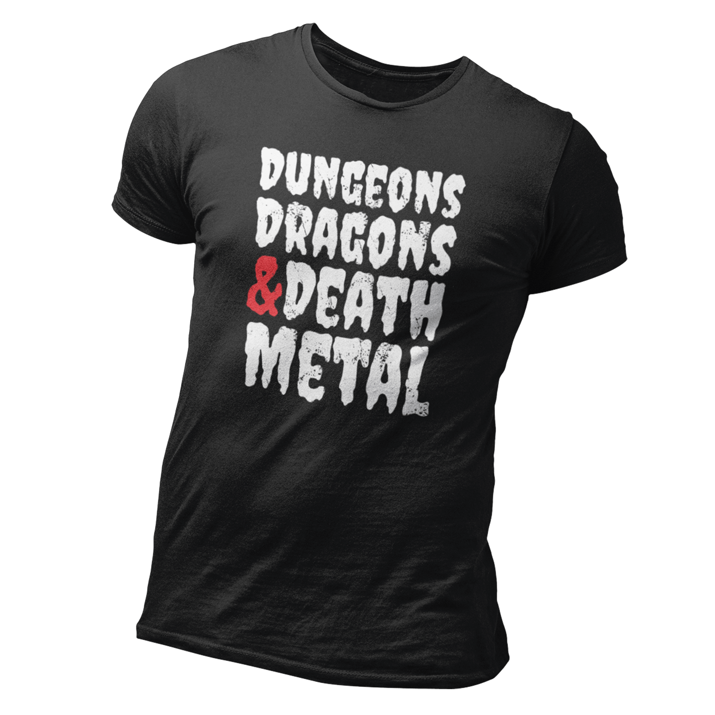 Dungeons dragons and death metal tshirt