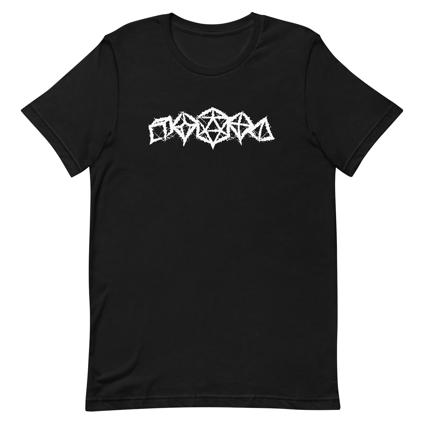 black heavy metal gaming dice logo tshirt