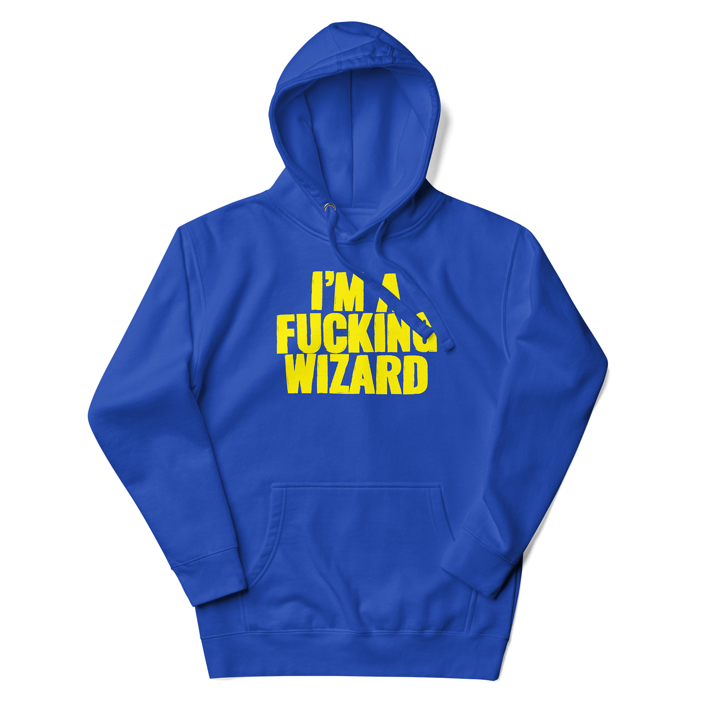 I'm a Fucking Wizard Hoodie Blue