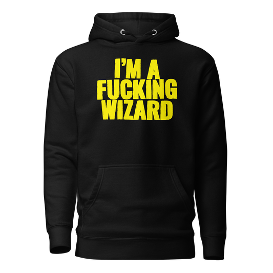 I'm a Fucking Wizard Hoodie Mockup