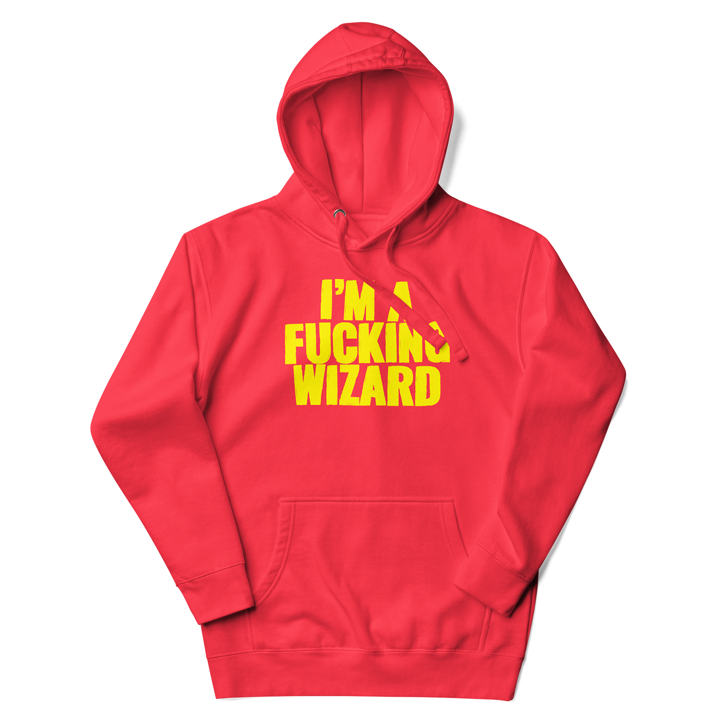 I'm a Fucking Wizard Hoodie Red