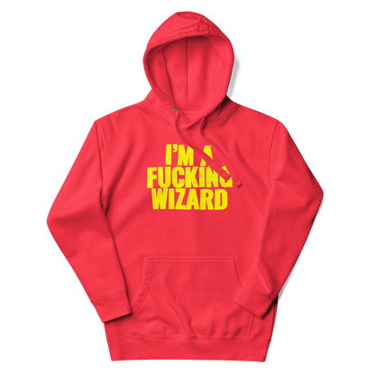 I'm a Fucking Wizard Hoodie Red