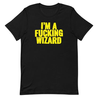 black im a fucking wizard tshirt