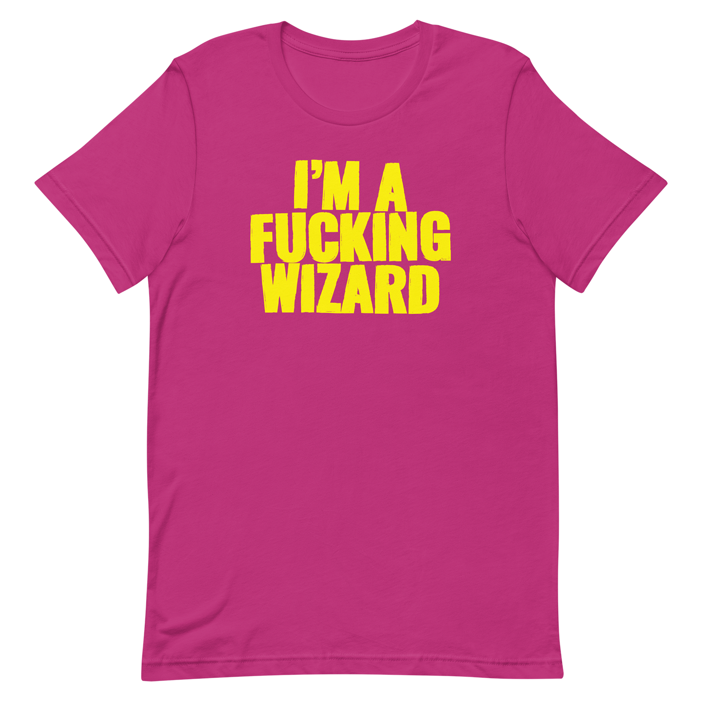 pink im a fucking wizard tshirt