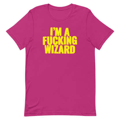 pink im a fucking wizard tshirt