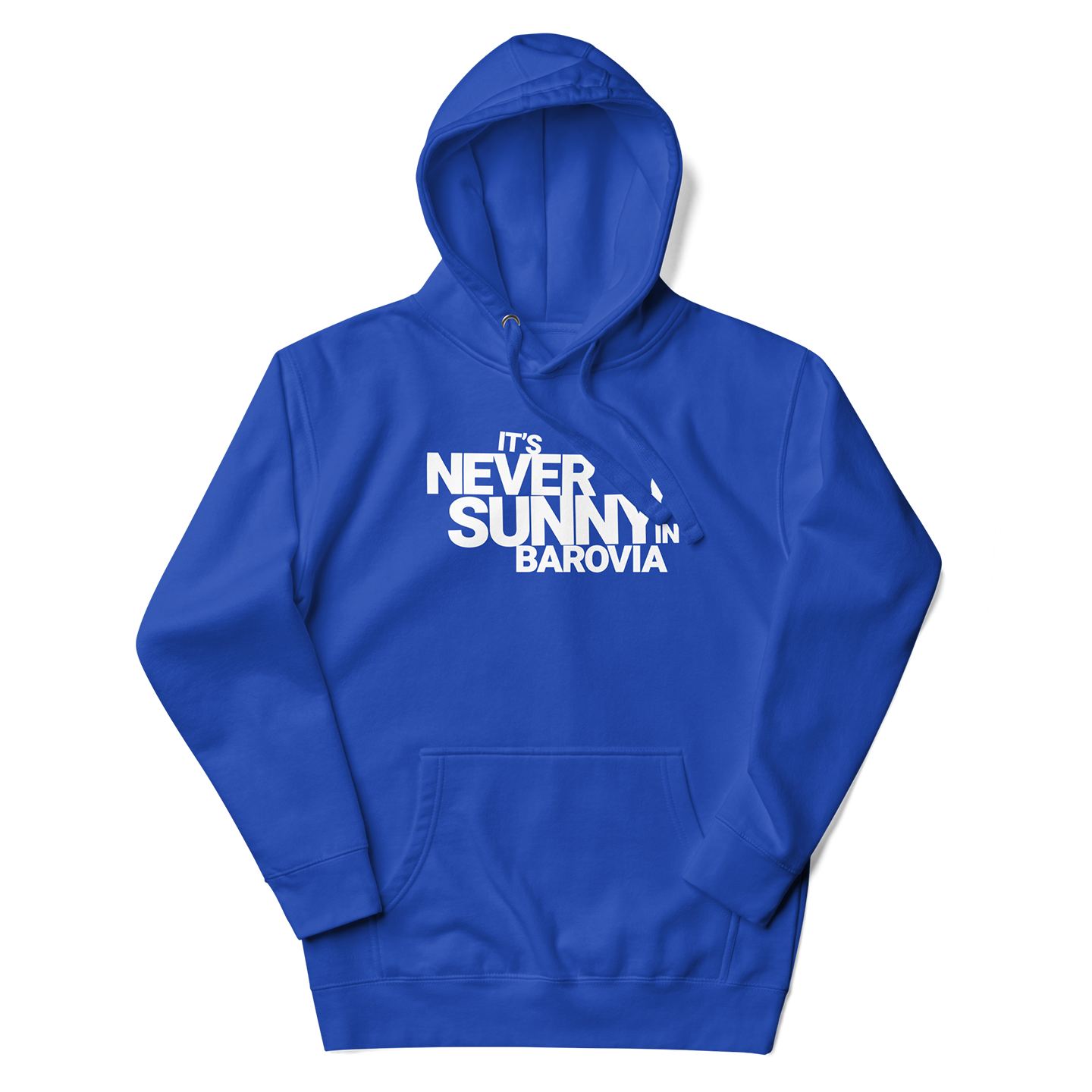 It's Never Sunny in Barovia Hoodie
Blue