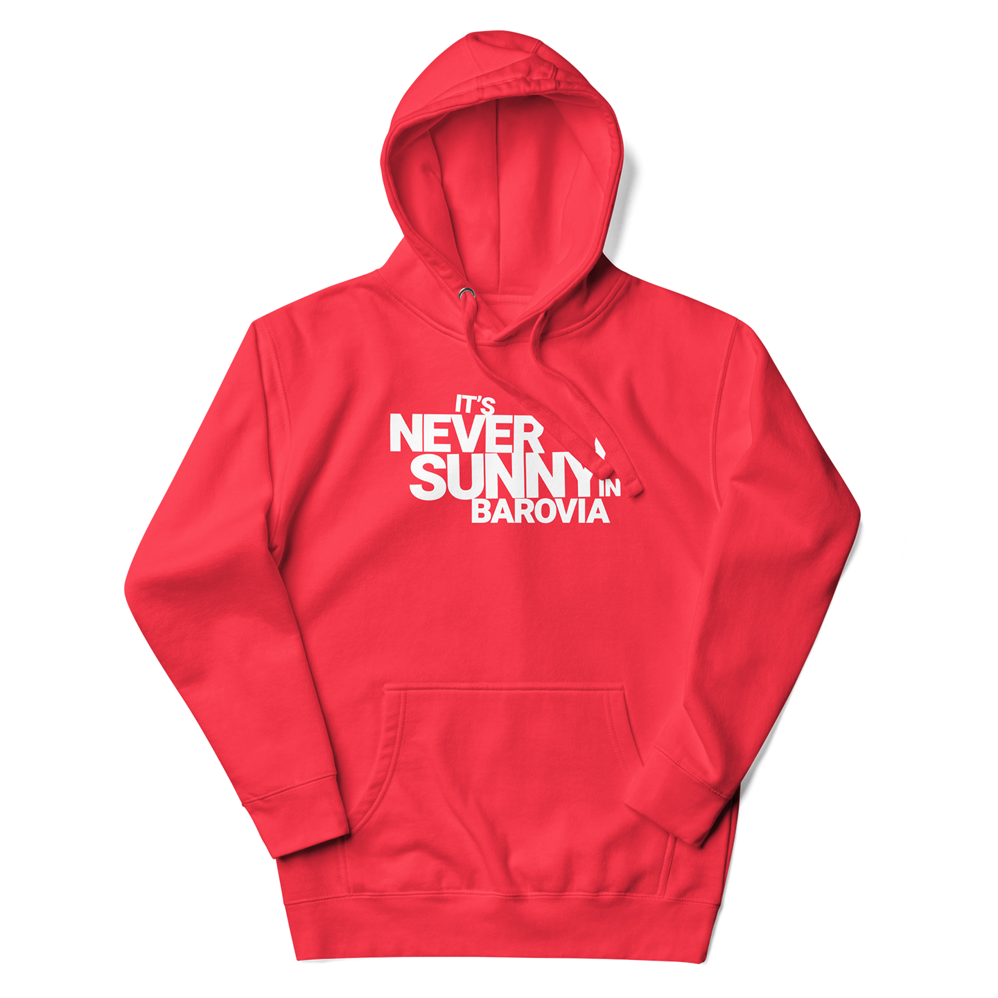 It's Never Sunny in Barovia Hoodie
Red