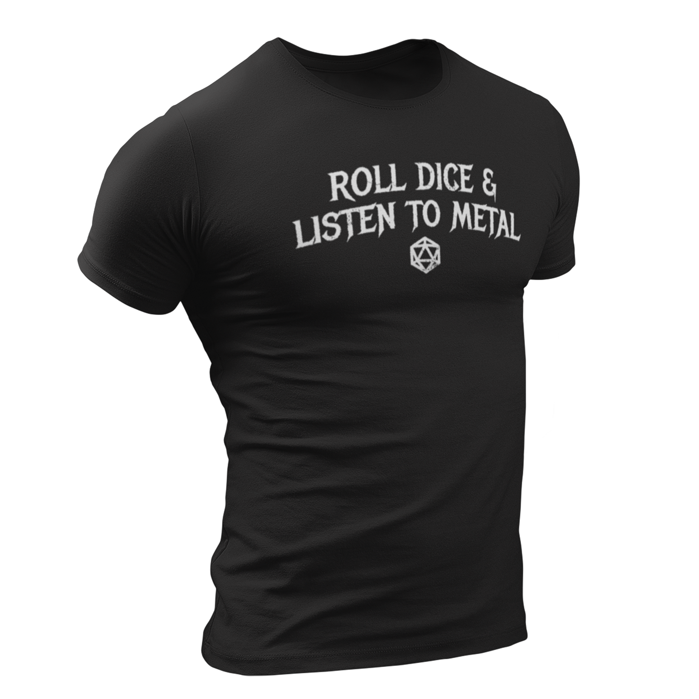 Roll dice and listen to metal tshirt