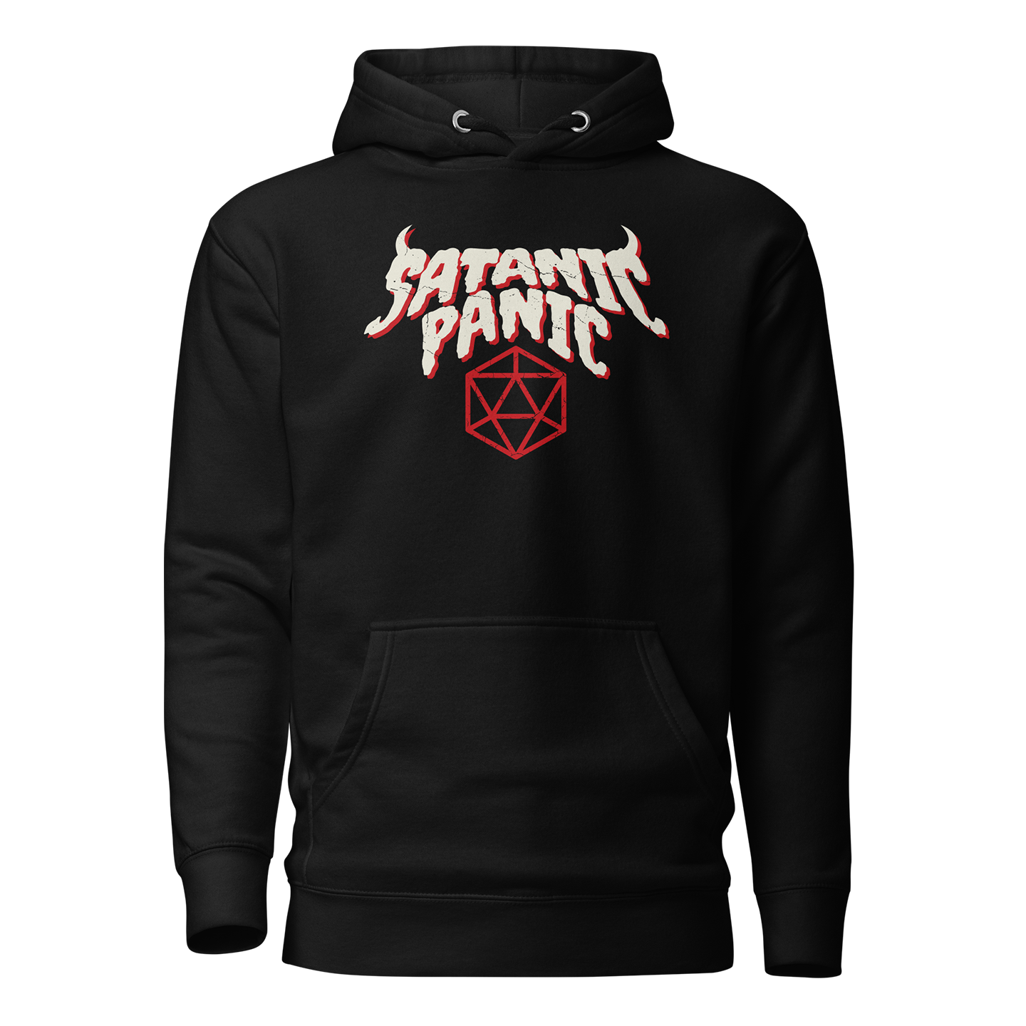 Satanic Panic 80s Gaming Hoodie Mockup