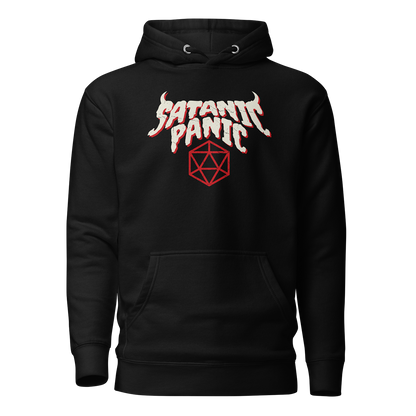 Satanic Panic 80s Gaming Hoodie Mockup