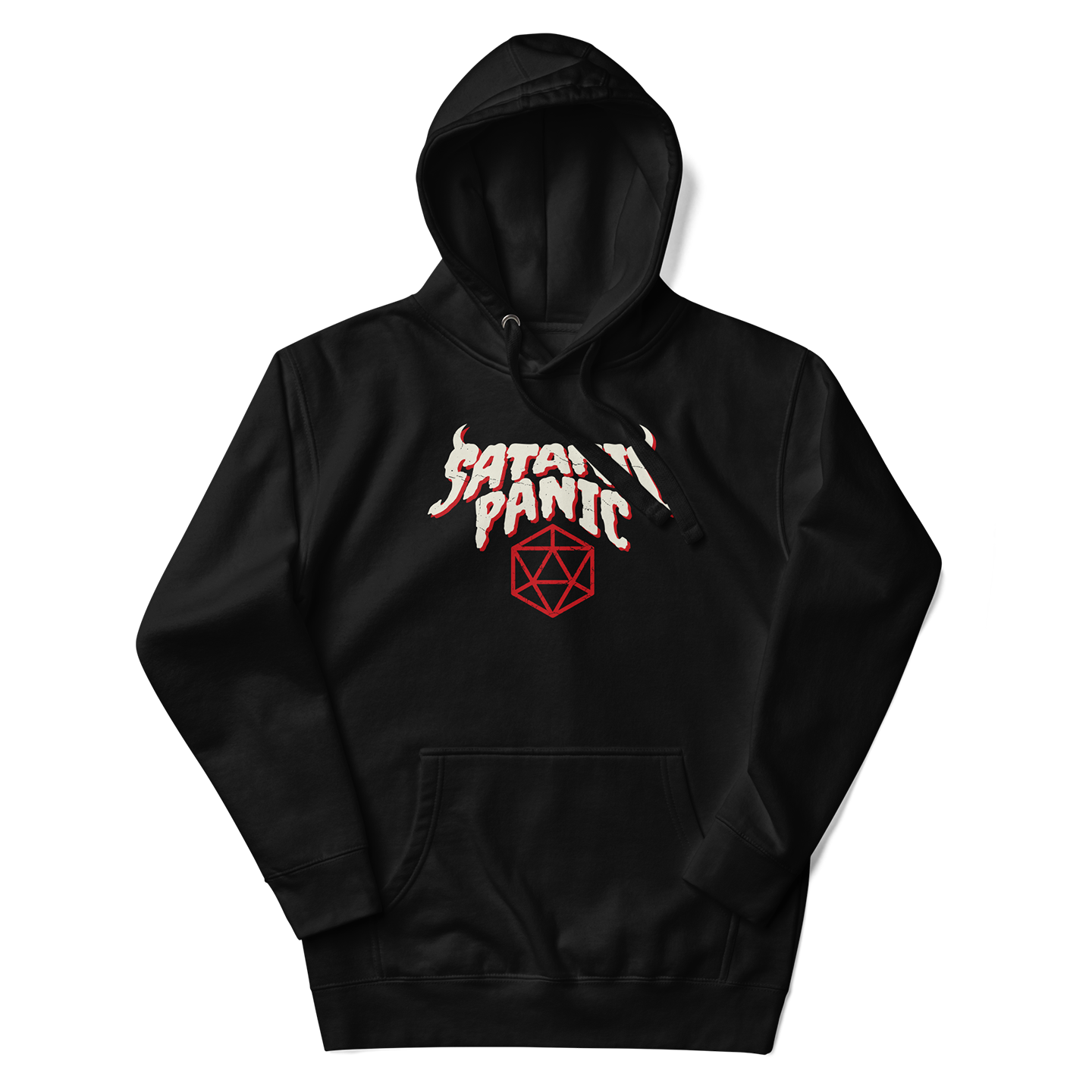 Satanic Panic 80s Gaming Hoodie Black