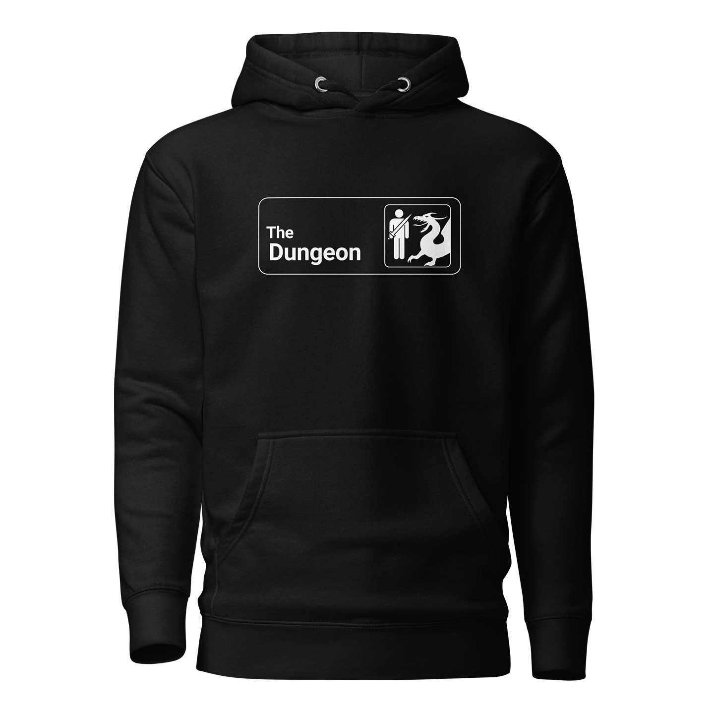 The Dungeon Office Sign Hoodie Mockup