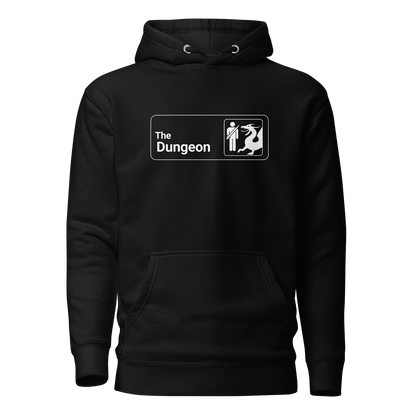 The Dungeon Office Sign Hoodie Mockup